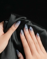 Azure Dream Reusable Press On Nails - Image 4