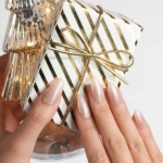 Sheer Stardust Reusable Press On Nails