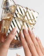 Sheer Stardust Reusable Press On Nails