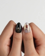 Baroque Noir Reusable Press On Nails - Image 4