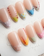 Candy Dot Reusable Press On Nails