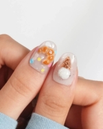 Caramel Toast Reusable Press On Nails