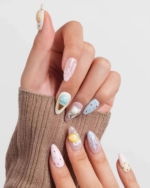 Cream Scoop Reusable Press On Nails - Image 4