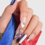 FIFA France Reusable Press On Nails