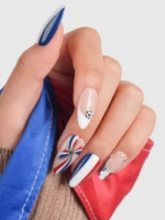 FIFA France Reusable Press On Nails