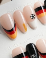 FIFA Germany Reusable Press On Nails