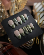 Gilded Pine Reusable Press On Nails - Image 3