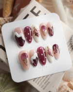 Grape Sorbet Reusable Press On Nails - Image 4