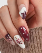 Grape Sorbet Reusable Press On Nails - Image 3