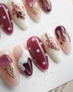 Grape Sorbet Reusable Press On Nails - Image 2
