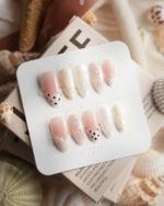 Pearl Dot Reusable Press On Nails - Image 4