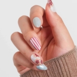 Pink Grapefruit Reusable Press On Nails