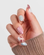 Pink Grapefruit Reusable Press On Nails