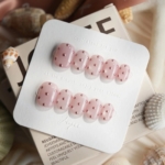 Rose Bead Reusable Press On Nails
