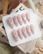 Rose Bead Reusable Press On Nails - Image 4